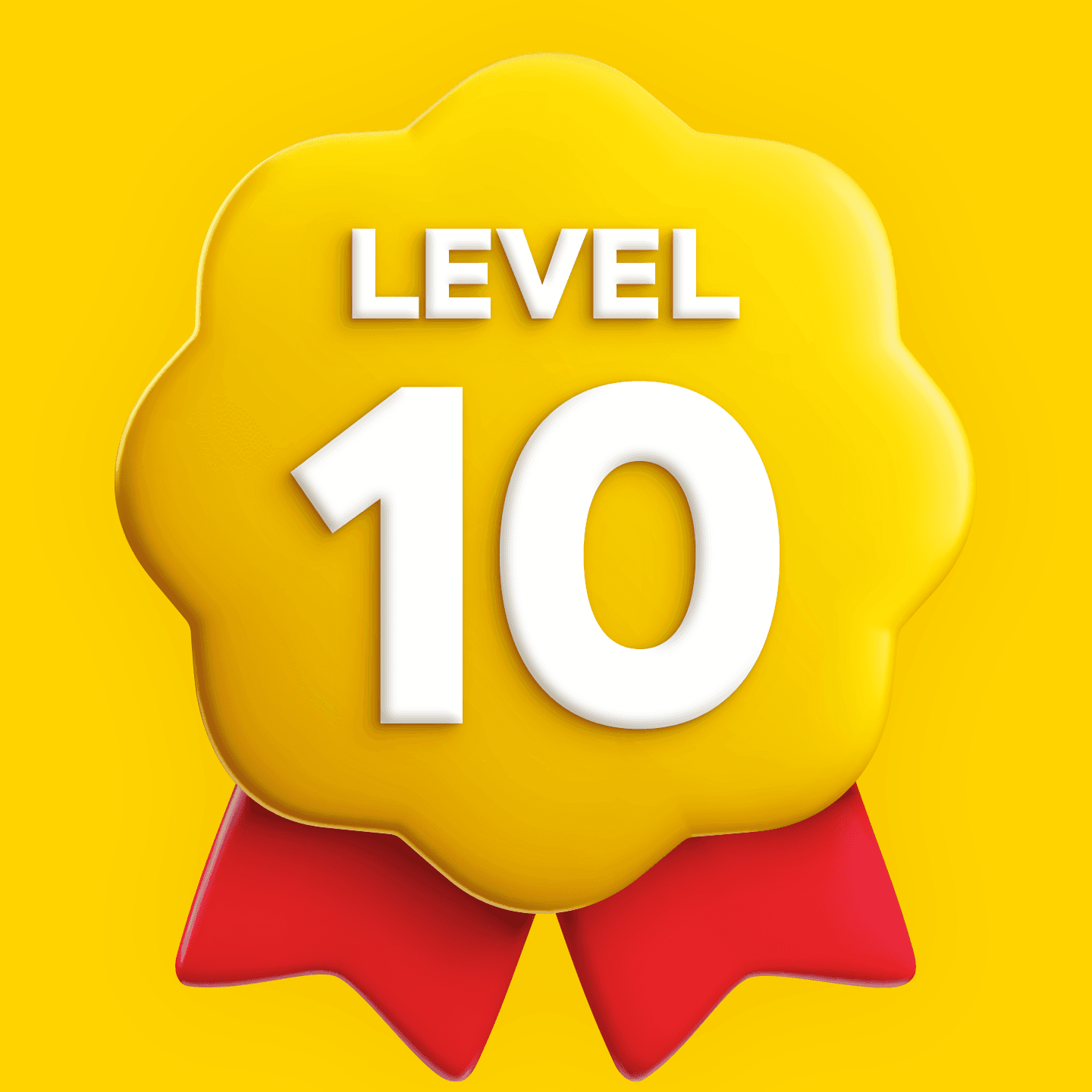 Bild zur Darstellung von Level 10 erreicht