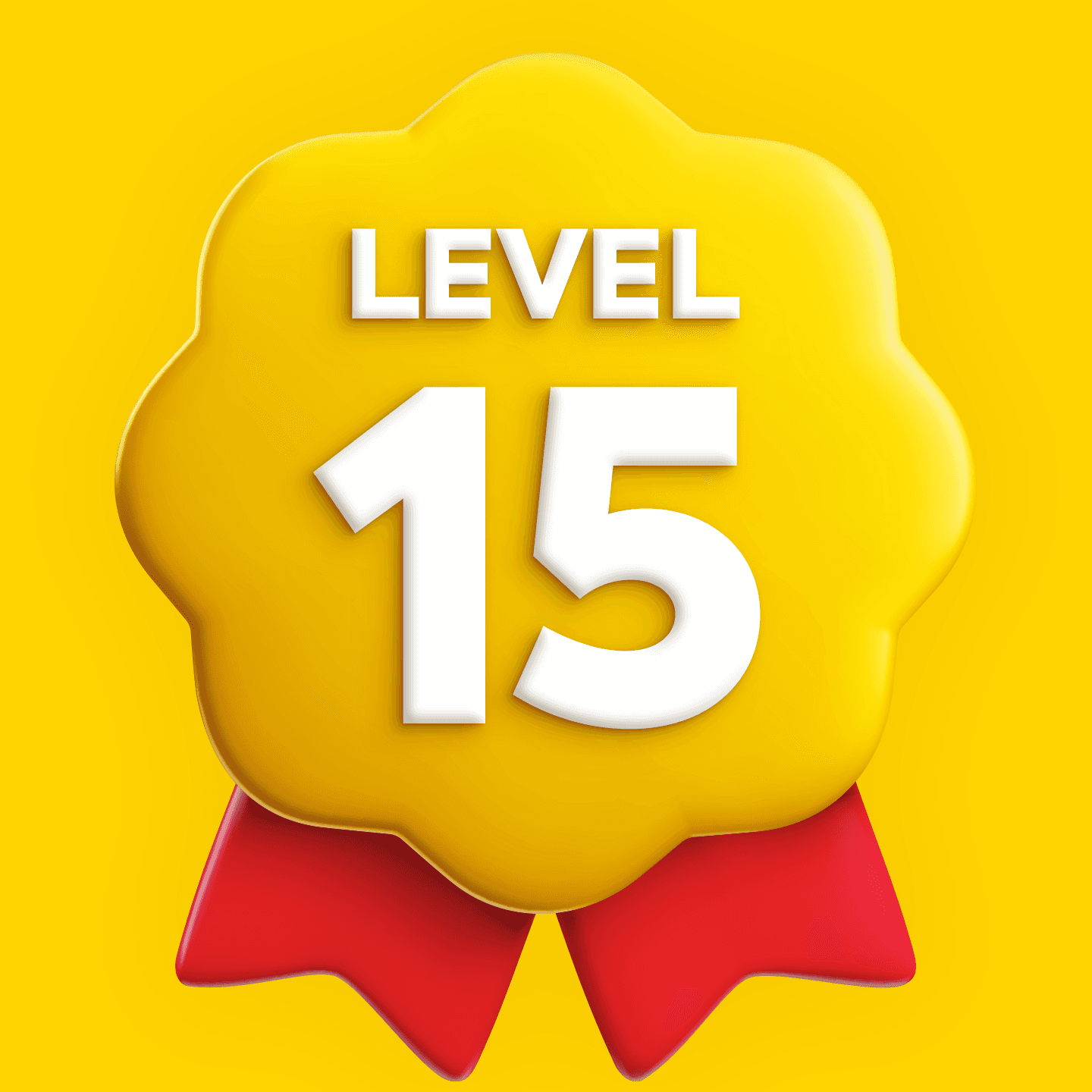 Bild zur Darstellung von Level 15 erreicht